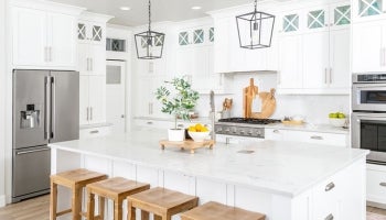 A kitchen that has been renovated using funds from a home equity line of credit.