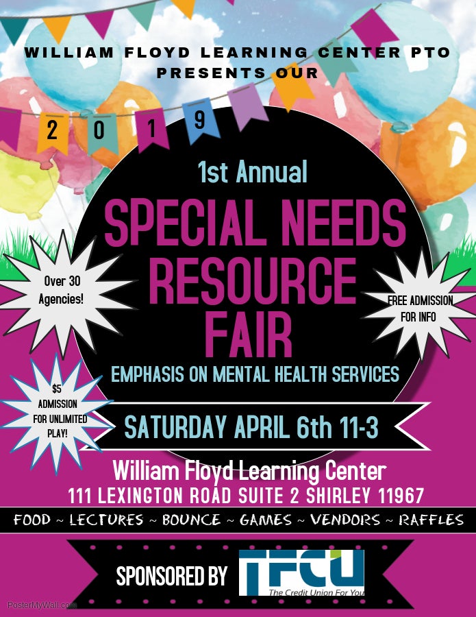 resource fair flyer