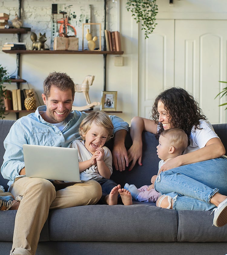 Family gets new personal loan mobile