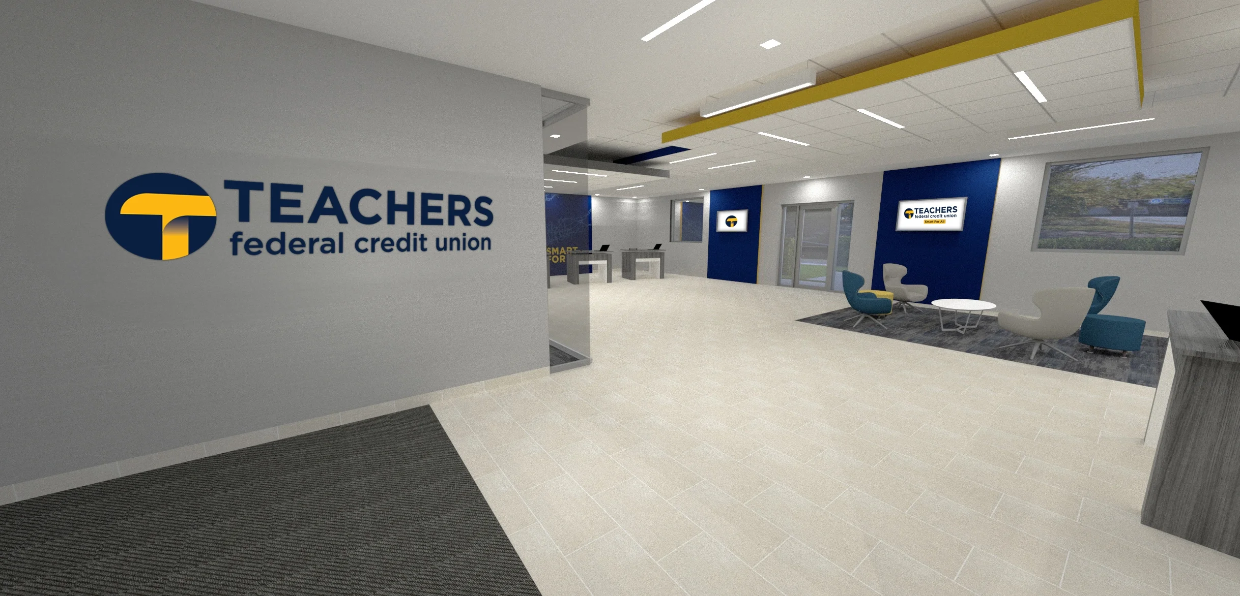 Rocky Point interior lobby rendering