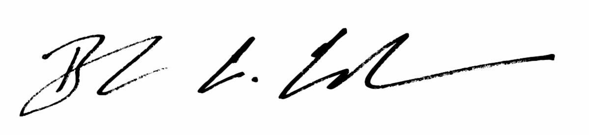 Brad C. Calhoun's Signature
