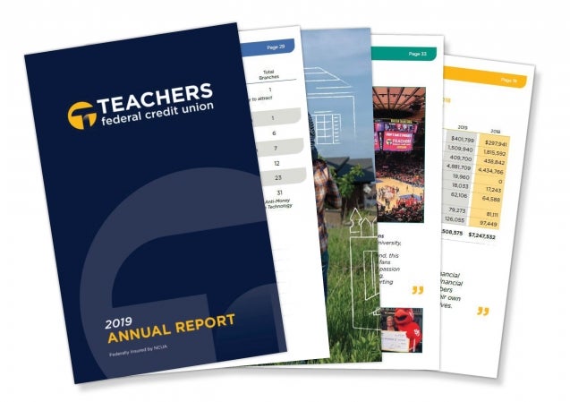 Teachers Annual Report and assorted documents